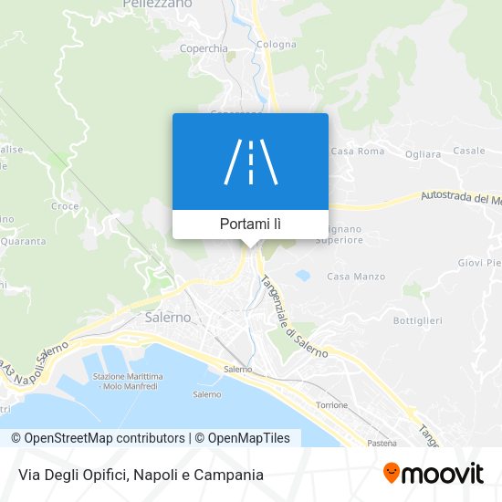 Mappa Via Degli Opifici