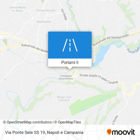 Mappa Via Ponte Sele SS 19