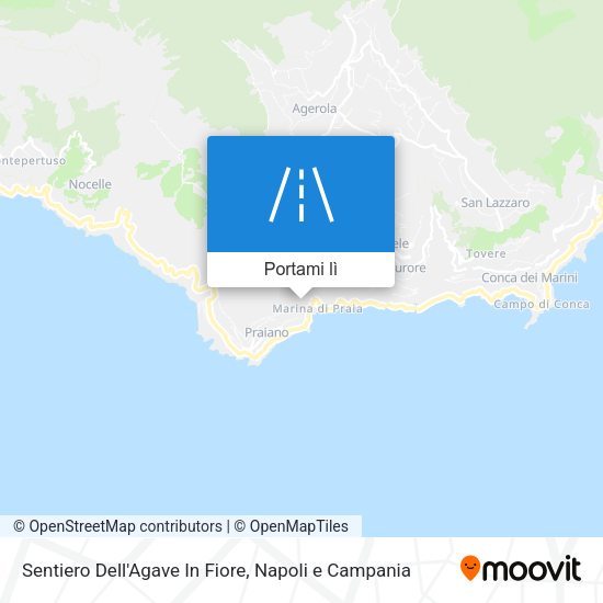 Mappa Sentiero Dell'Agave In Fiore