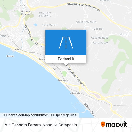 Mappa Via Gennaro Ferrara