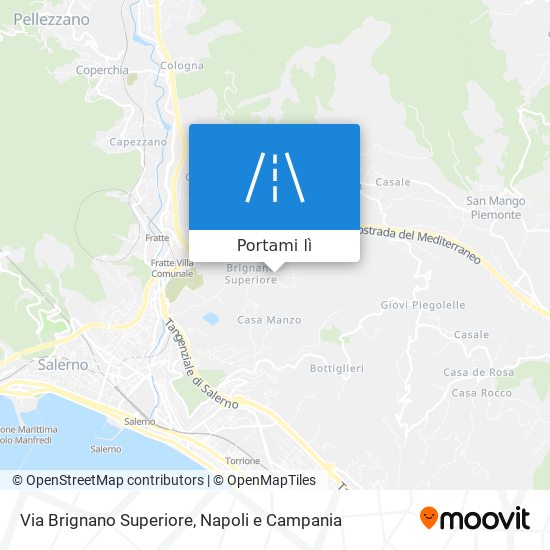 Mappa Via Brignano Superiore