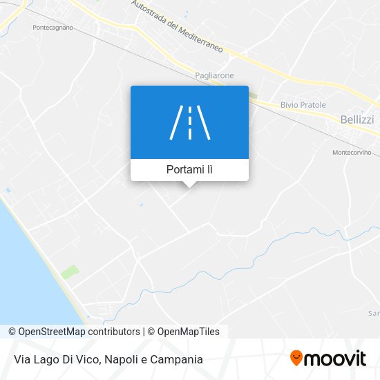 Mappa Via Lago Di Vico
