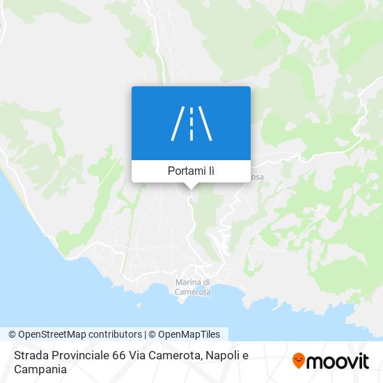 Mappa Strada Provinciale 66 Via Camerota