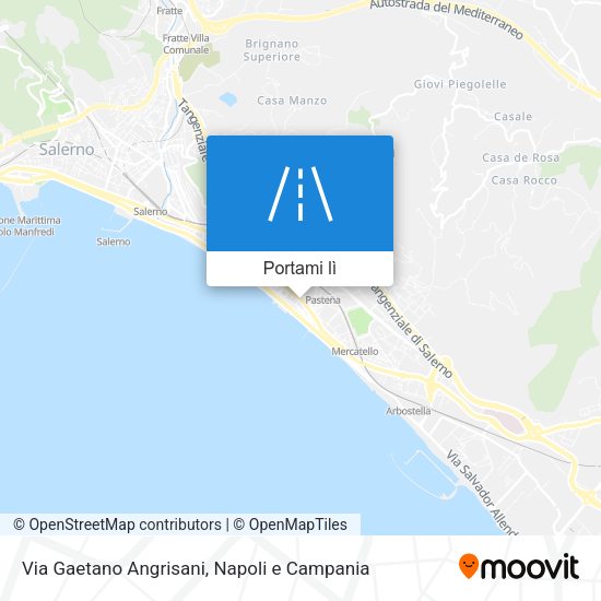 Mappa Via Gaetano Angrisani
