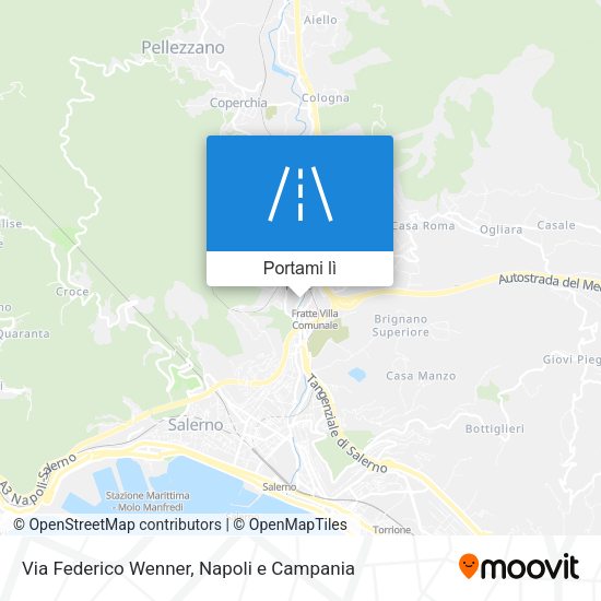 Mappa Via Federico Wenner
