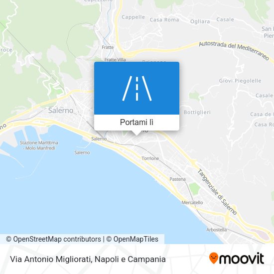 Mappa Via Antonio Migliorati