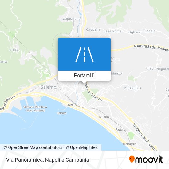 Mappa Via Panoramica