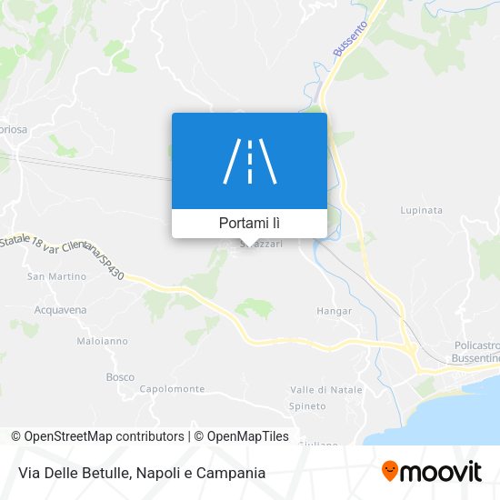 Mappa Via Delle Betulle