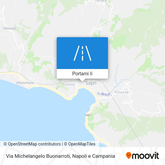 Mappa Via Michelangelo Buonarroti