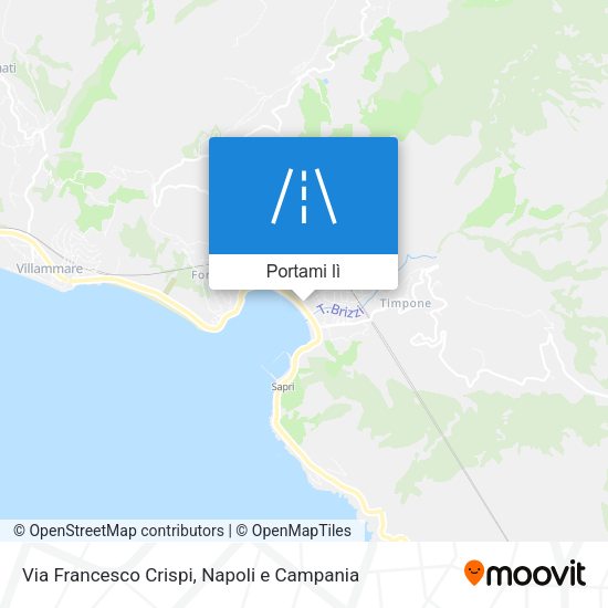 Mappa Via Francesco Crispi