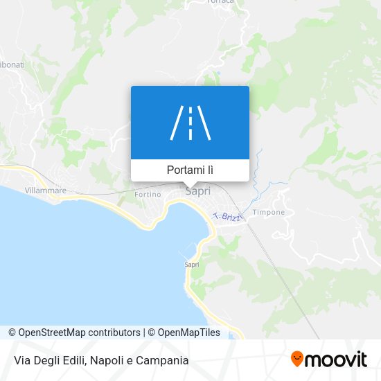 Mappa Via Degli Edili