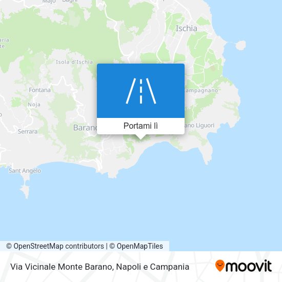 Mappa Via Vicinale Monte Barano