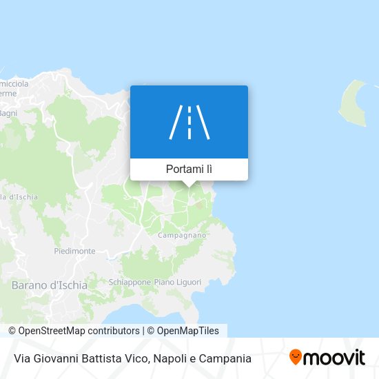 Mappa Via Giovanni Battista Vico