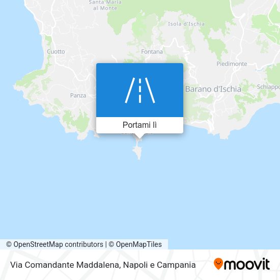 Mappa Via Comandante Maddalena