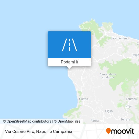 Mappa Via Cesare Piro