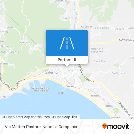 Mappa Via Matteo Pastore
