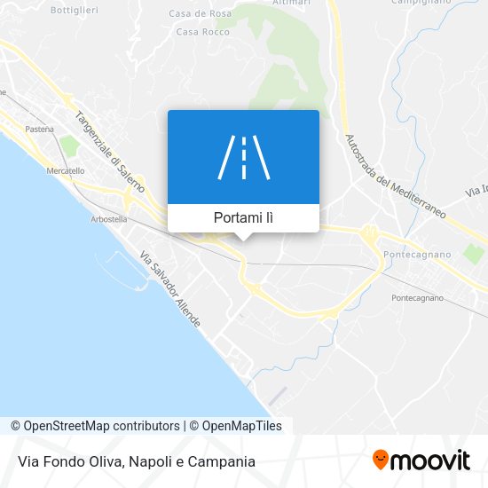 Mappa Via Fondo Oliva