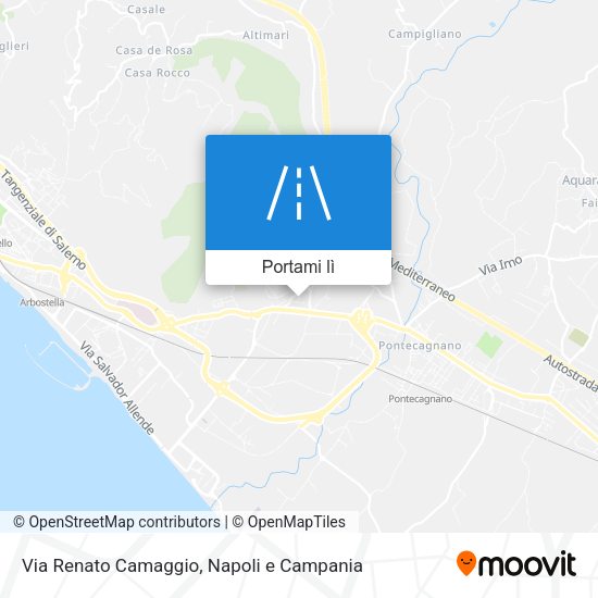 Mappa Via Renato Camaggio