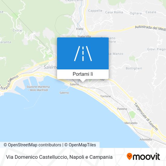 Mappa Via Domenico Castelluccio