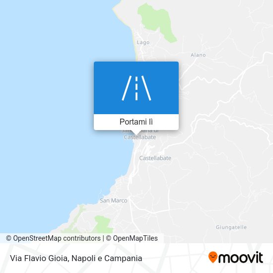 Mappa Via Flavio Gioia