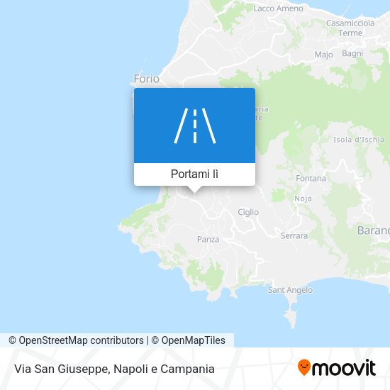 Mappa Via San Giuseppe