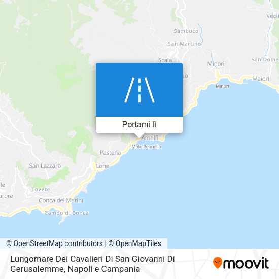 Mappa Lungomare Dei Cavalieri Di San Giovanni Di Gerusalemme