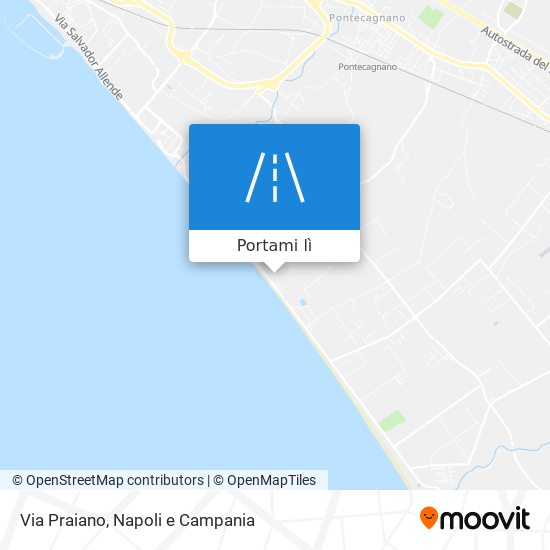 Mappa Via Praiano