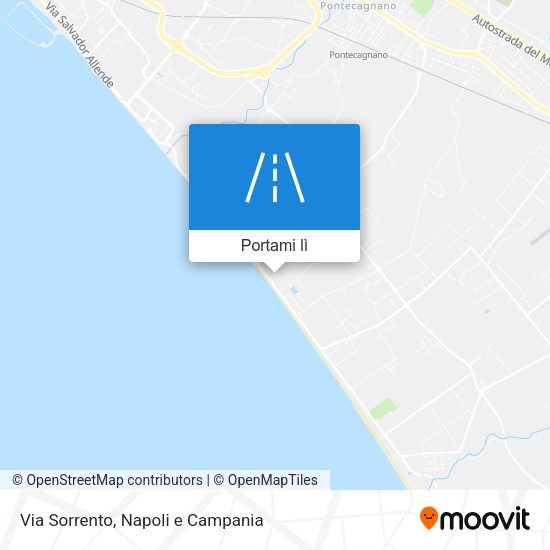 Mappa Via Sorrento