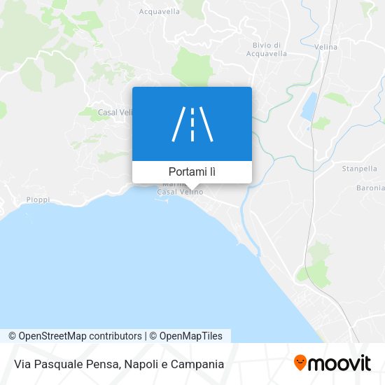 Mappa Via Pasquale Pensa