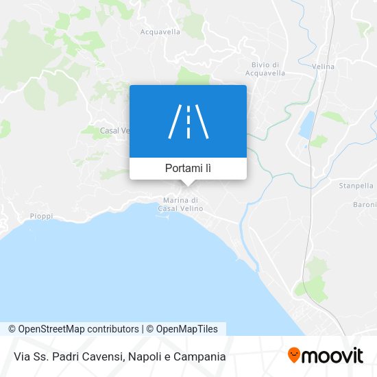 Mappa Via Ss. Padri Cavensi