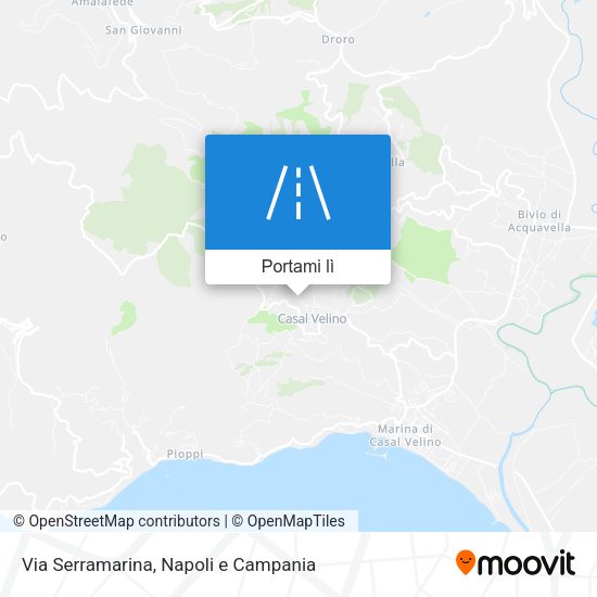 Mappa Via Serramarina