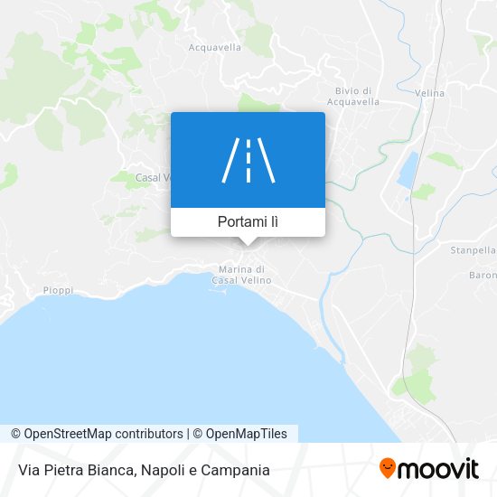 Mappa Via Pietra Bianca