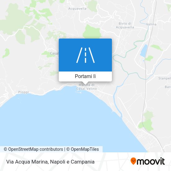 Mappa Via Acqua Marina