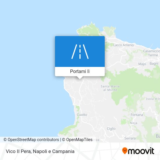 Mappa Vico II Pera