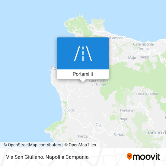 Mappa Via San Giuliano