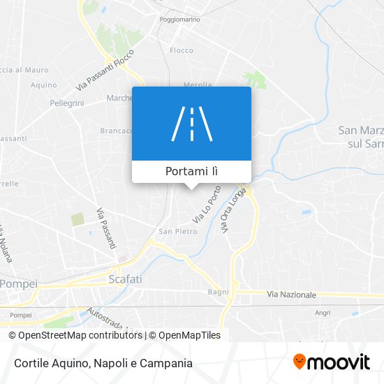 Mappa Cortile Aquino