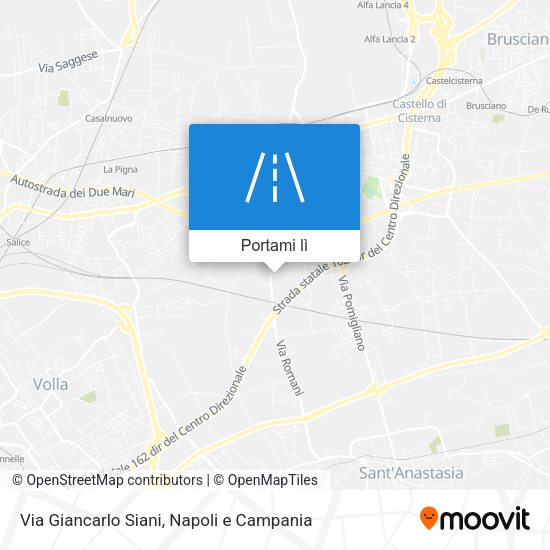 Mappa Via Giancarlo Siani