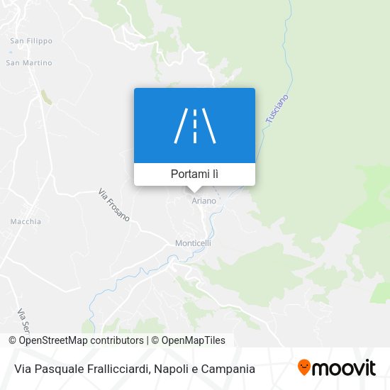Mappa Via Pasquale Frallicciardi