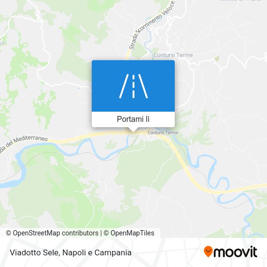 Mappa Viadotto Sele