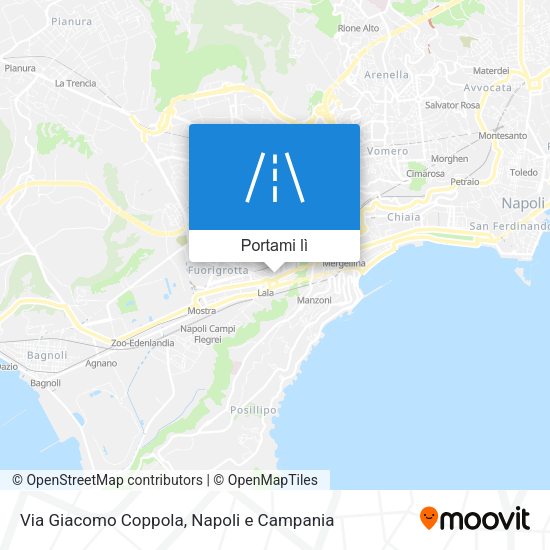 Mappa Via Giacomo Coppola