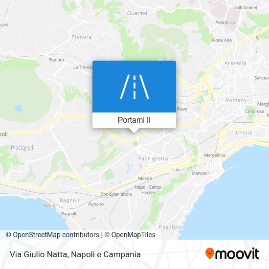 Mappa Via Giulio Natta