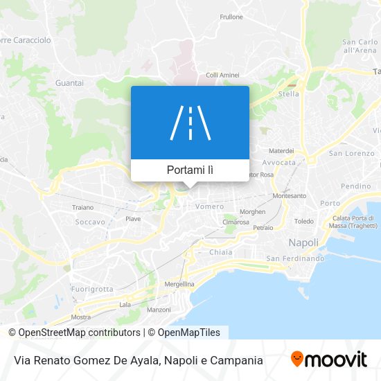 Mappa Via Renato Gomez De Ayala