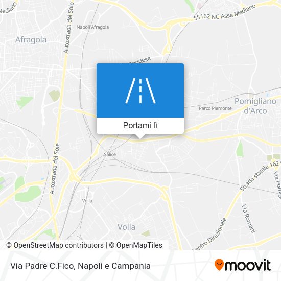 Mappa Via Padre C.Fico