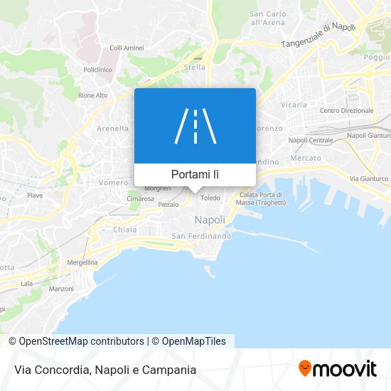 Mappa Via Concordia