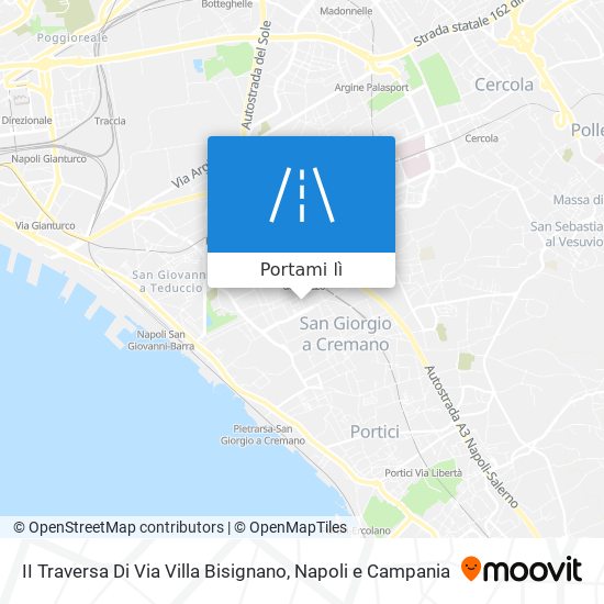 Mappa II Traversa Di Via Villa Bisignano