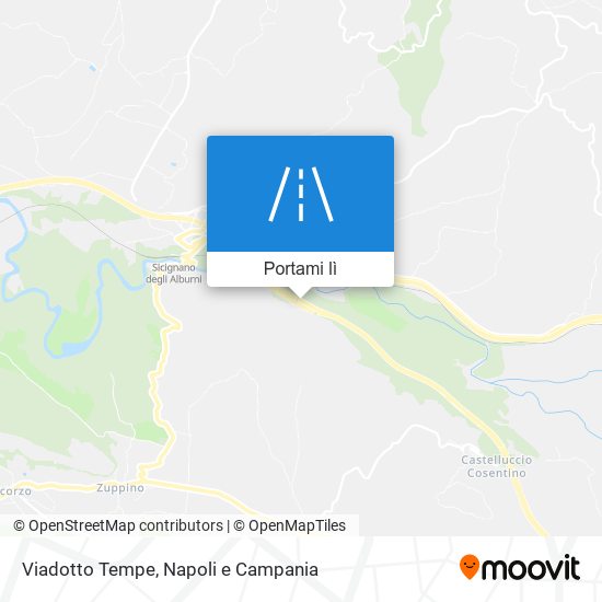 Mappa Viadotto Tempe