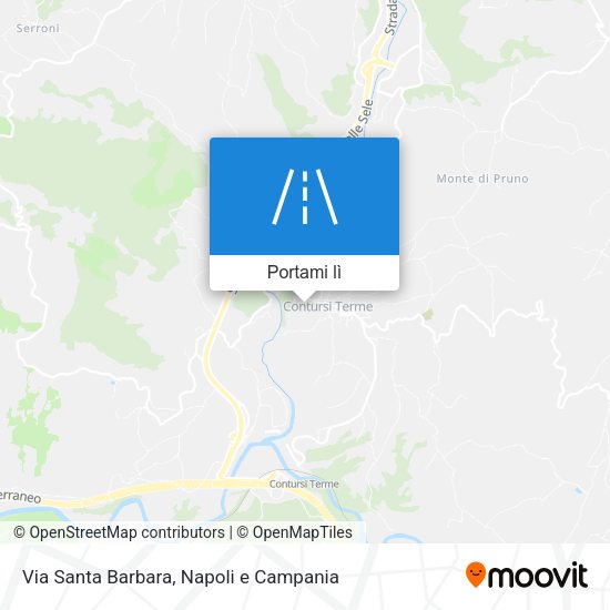 Mappa Via Santa Barbara