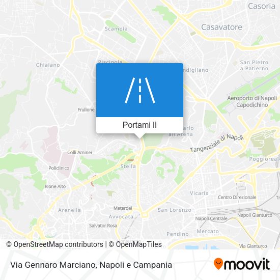 Mappa Via Gennaro Marciano