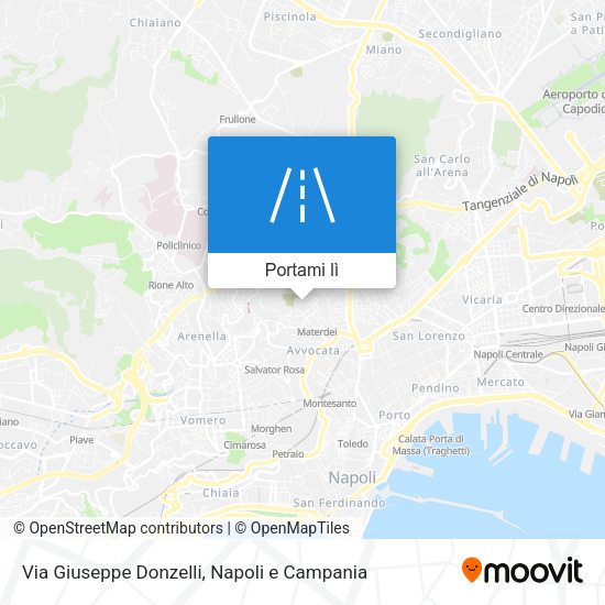 Mappa Via Giuseppe Donzelli
