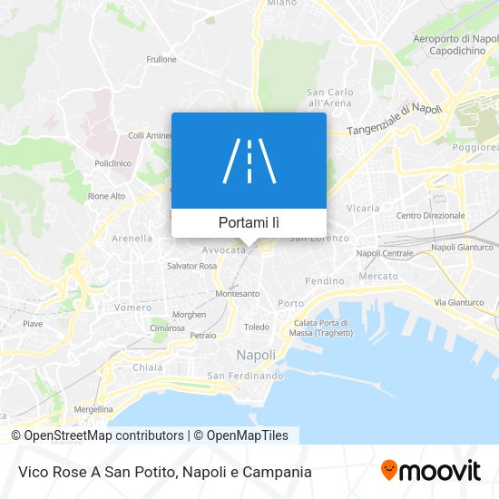 Mappa Vico Rose A San Potito